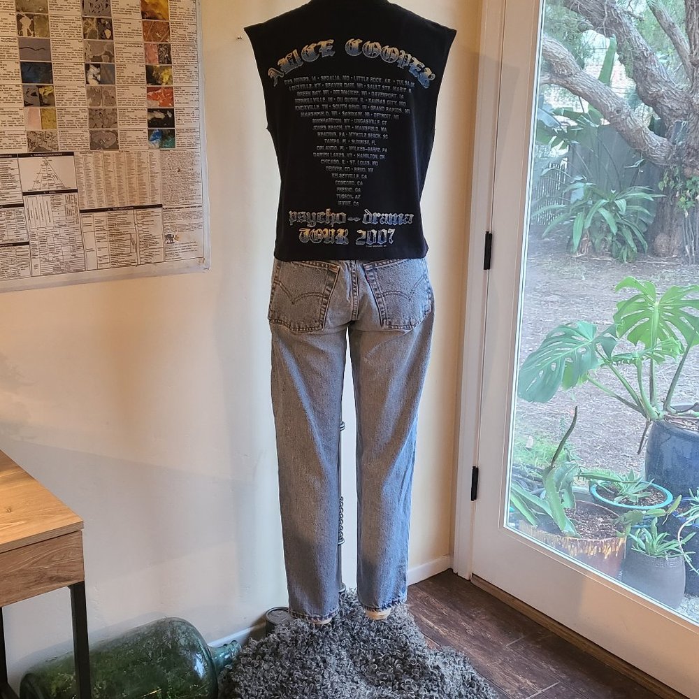 Vintage Alice Cooper Crop Muscle Tee - Picture 4 of 8